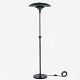 Poul Henningsen / Louis Poulsen.
PH 5/3 - Standerlampe i bruneret messing med grønne kobberskærme. Stemplet 
