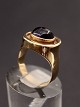14 karat guld ring med ametyst