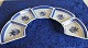 Trankebar Danish faience porcelain, set of 5 bowls No1195 for Cabaret dish
