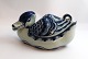 Aluminia. Trankebar. Ente, Bonbonniere. Modell 3043/1058. Höhe 8 cm. Länge 17 
cm. (1 Wahl)