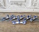 Royal Copenhagen Musselmalet riflet knivstol no. 135