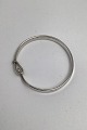 Georg Jensen Sterling Sølv Torun Armring No. 204 (Pavé Diamonds 0,06 ct)