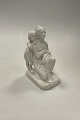 Bing og Grøndahl Bisque / Bisquit Figur af Moder med sin Søn No. 43