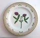 Royal Copenhagen, Flora Danica. Middags tallerken. Design #3549. Diameter 25 cm. 
(1 sortering). Trifolium alpestre Mill