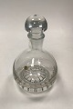 Polsk Glas Karaffel med låg