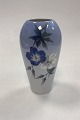 Royal Copenhagen Art Nouveau Vase with Blue and White Floral Motif No. 2679/295
