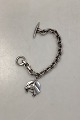 Aarre and Krogh Sterling Silver Bracelet with Horseshoe Pendant