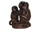 Large Arne Ingdam art pottery figurine
Two monkeys