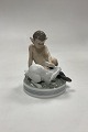 Royal Copenhagen Figurine Faun with Rabbit No. 439