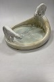Large Royal Copenhagen Art Nouveau Crystalline Glaze Tray with polar Bears. 
Designed by Arnold Krog and glaze by Søren Berg "Northpole" from January 1925