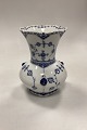 Royal Copenhagen Blue Fluted Full Lace Vase No. 1197