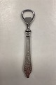 O.V. Mogensen Antik Rokoko Silver Plated Bottle Opener