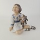 DJ figur1204Pige med bamse14,5 cm