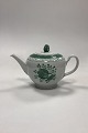 Royal Copenhagen Green Tranquebar Teapot No. 1106