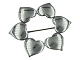 Hans Hansen sterling silverHeart brooch