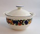 Royal Copenhagen. Golden Summer. Bowl with lid. Model 171. Diameter 16 cm.