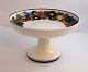 Royal Copenhagen. Golden Summer. Cake bowl on foot. Height 13.5 cm. Diameter 21.5 cm.