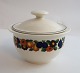 Royal Copenhagen. Golden Summer. Sugar bowl. Model 161.