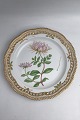 Royal Copenhagen Flora Danica Tallerken med gennembrudt kant No. 20/3526