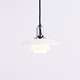 Poul Henningsen Pendel model PH 2/1 i krom for Louis Poulsen