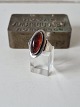 N.E.From vintage ring in sterling silver with amber