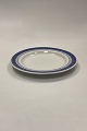Royal Copenhagen/Aluminia Blå Tranquebar Frokosttallerken uden blomst No. 946