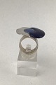 Royal Copenhagen / A Michelsen Porcelain / Sterling Silver Ring
