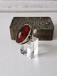 N.E.From vintage ring in sterling silver with oval amber pearl