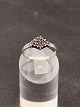 0.800 silver ring with garnets
