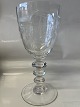 Pokal Glas med graveret initialerHøjde 22,9 cm