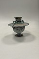 Bjørn Wiinblad Kvindehoved Vase med Hat som Låg No. V13