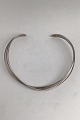 Georg Jensen Sterling Sølv Halsring No. 555 Alliance Allan Scharff