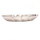 Danish Rococo silver dish by Nicolai Langermann, Copenhagen, 1748-1767. Dated 1753. H: 3,7cm. L: 24cm. W: 298gr