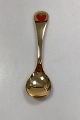 Georg Jensen Årsske 2001 i forgyldt Sterling Sølv