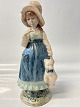 Stående pige, Figur Spansk.Højde 27,0 cm.