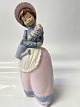 Gartner pige, Figur Spansk Nao.Højde 27,0 cm.
