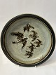 Royal Copenhagen Knud Kyhn Stentøjsfad med fugle No. 21586