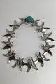 Georg Jensen Sterling Sølv Halskæde No. 130 Turkis