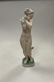 Royal Copenhagen Gerhard Henning overglasur figur af Badende Pige No 2428