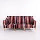 Kaare Klint 3 Personers Sofa Model 6092 i Mahogni og Uld for Rud. Rasmussen