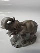 Dahl Jensen Figur Elefant.Dek. Nr. 1115.