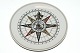 Royal Copenhagen Compass Platte, Gossip compass 1800 Century