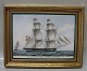 B&G Porcelain
B&G Danish Marine Paintings on a porcelain plaque by Jakob Petersen. The Brig 
"Sara" 1836 30.5 x 28.5 cm 569/3500