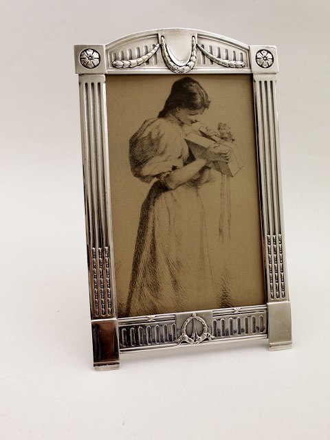 Silver plated photo frame