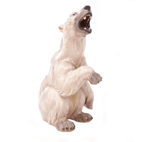 Dahl Jensen porcelain polar bear 1157. 1. quality. H: 37cm