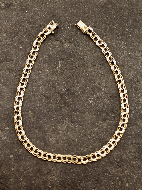 8 karat guld bismarck armlænke