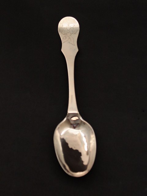 Barok dansk sølvske dateret 1796