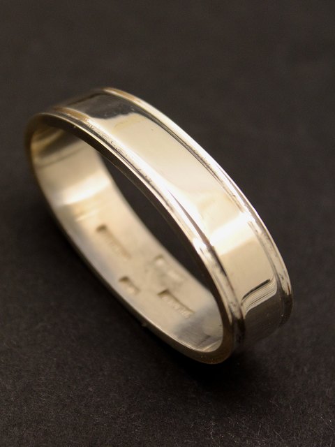 Kraftig sterling sølv serviet ring